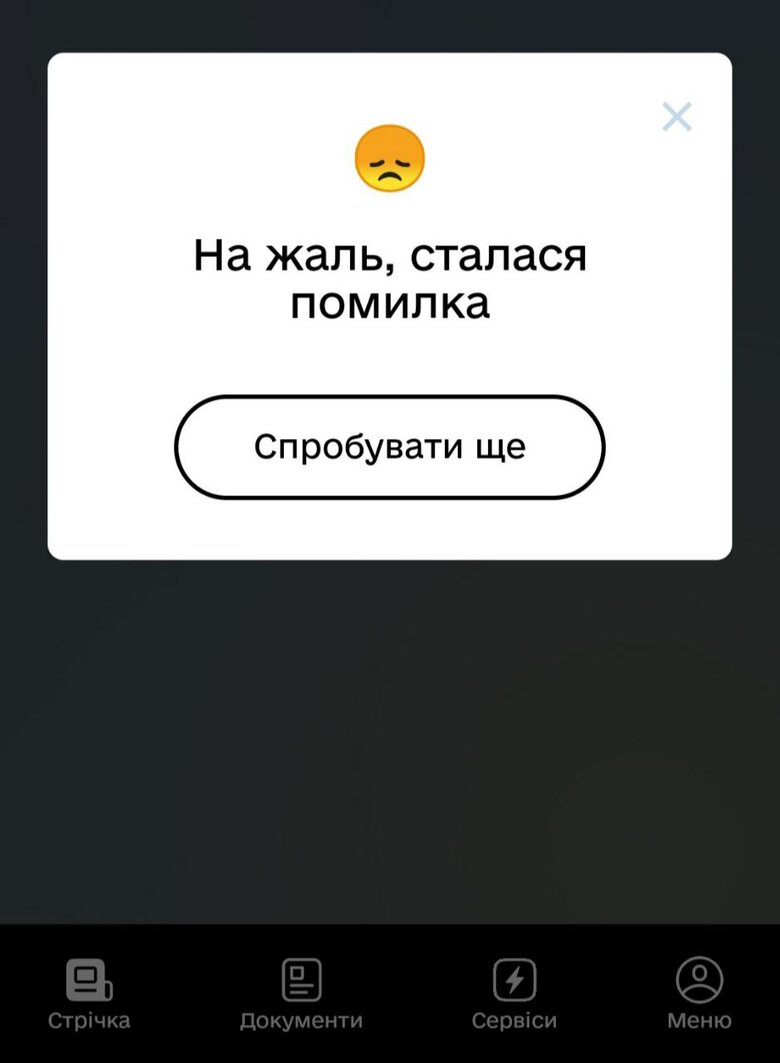 Збій у "Дії"
