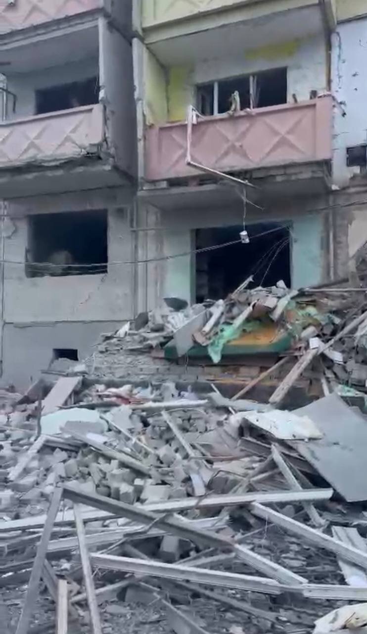 Наслідки обстрілу Куп'янська