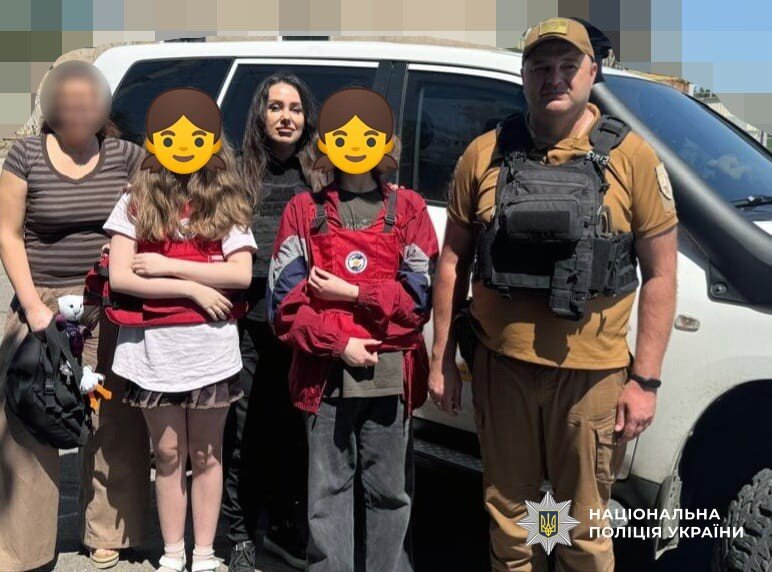 evacuation of children from Bilozerka