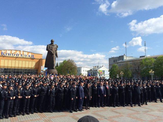 полиция присяга ривне патрульная патрульные
