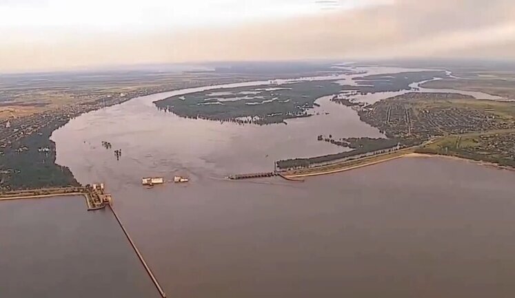 Уровень воды в Каховском водохранилище опустился ниже "мертвой точки" и составляет 12,5 метра, - "Укргидроэнерго"