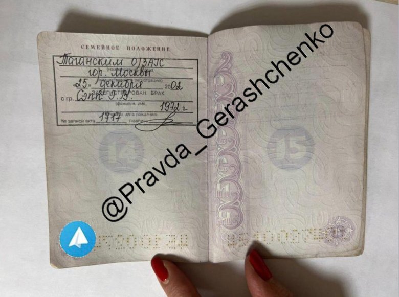 Геращенко опубликовал фото паспорта российского пропагандиста Соловьева 04