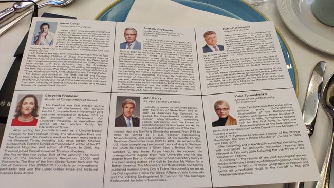 Драматичный украинский завтрак в Давосе - Порошенко не сел за один стол с Тимошенко и Гриценко 01