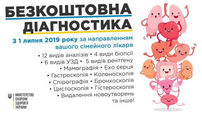54 медичні послуги в 2019 році стануть безкоштовними, - МОЗ 01