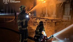 Росія масовано атакувала Київщину: у Борисполі пошкоджено 9-поверхівку, є постраждалі