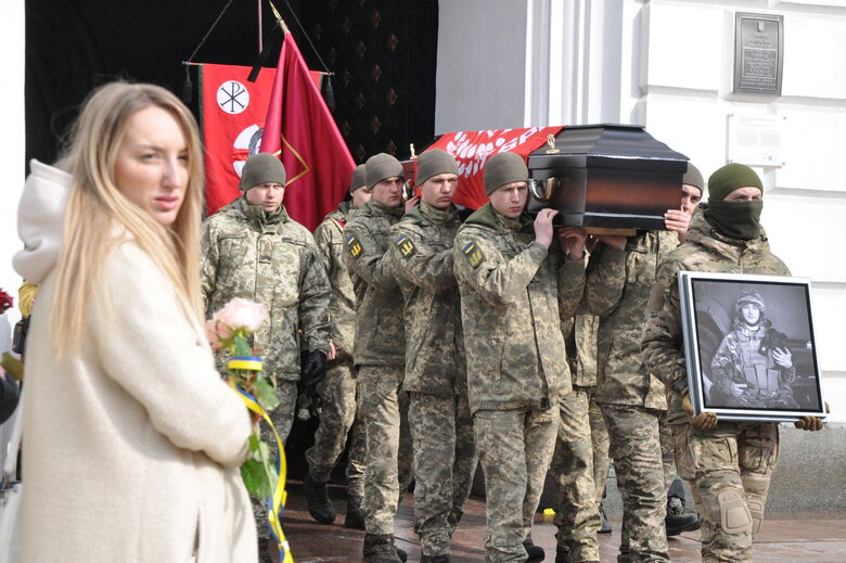 Із чотирма бійцями диверсійної групи Братства, які загинули на Брянщині в грудні 2022 року, попрощалися у Києві 21