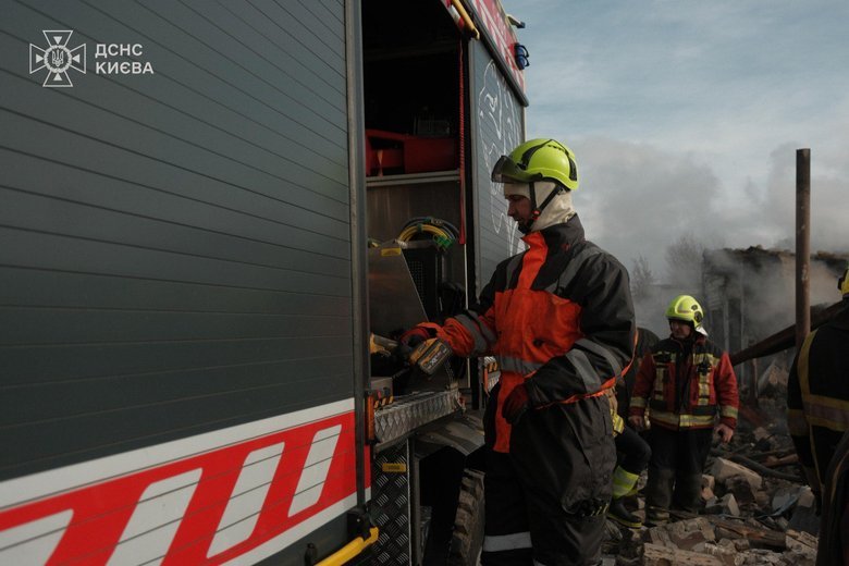 київ після обстрілу