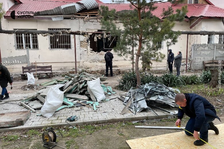Consequences of shelling of Center for Rehabilitation of Children with Disabilities in Kherson 01