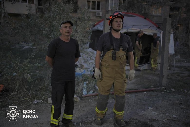 Спасательная операция в Киеве