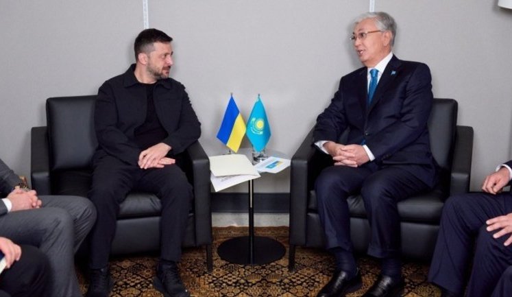 Зеленский встретился с президентом Казахстана Токаевым: обсудили пути завершения войны. ВИДЕО