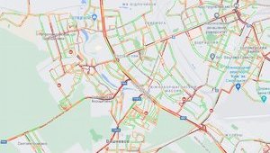 Из-за непогоды Киев сковали пробки. КАРТА (обновлено)