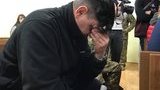 One of suspects in attack on Hungarian Cultural Association office remanded for two months. PHOTOS