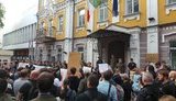 "Не будьте як Росія", - під посольством Італії відбулась акція на підтримку Марківа. ФОТОрепортаж