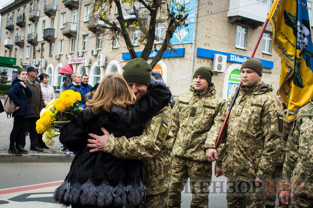 72-я ОМБр им. Черных Запорожцев вернулась из зоны АТО домой 06