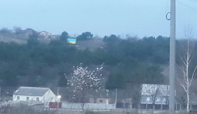 Над Ак-Мечетью в Симферополе вывесили украинский флаг, - Ислямов. ФОТО