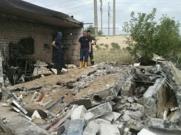киев пожар взрыв гараж