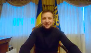 Зеленский опубликовал второе видео из Феофании. ВИДЕО