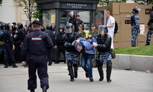 Moscow police brutally dispersed opposition demonstration 28 Moscow police brutally dispersed opposition demonstration 28