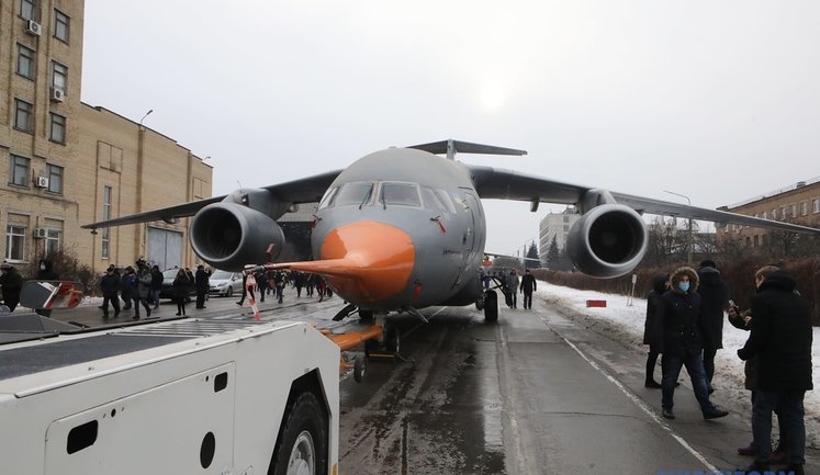 First serial military transport aircraft An-178-100R presented in Kyiv. VIDEO&PHOTOS