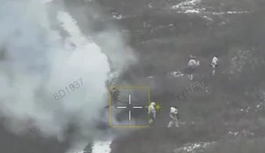 На Лиманському напрямку знищено російську бронемашину та чотирьох штурмовиків. ВIДЕО