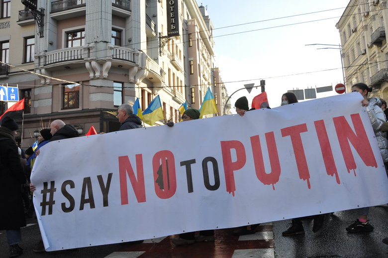 Водкі нєт. Ідітє домой, - Марш єдності за Україну відбувся в Києві 21