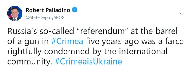 Референдум РФ у Криму пять років тому був фарсом, - Палладіно 01