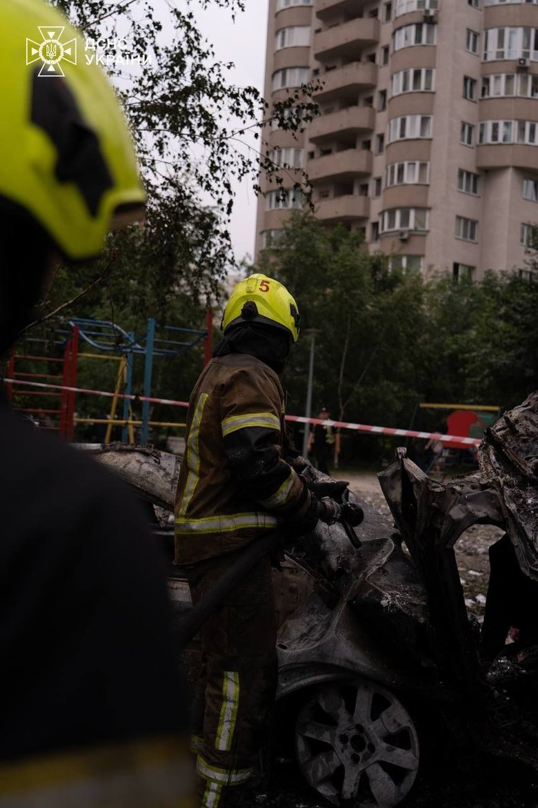 Russian strike on Kyiv on 6 July