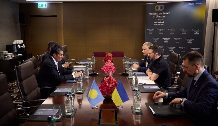 Zelenskyy met with President of Palau, Whipps Jr.: They discussed issues of environmental security, countries established diplomatic relations. VIDEO