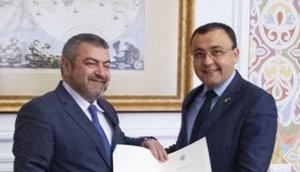 Новоназначенный посол Армении Сейранян передал копии верительных грамот в МИД Украины. ФОТО