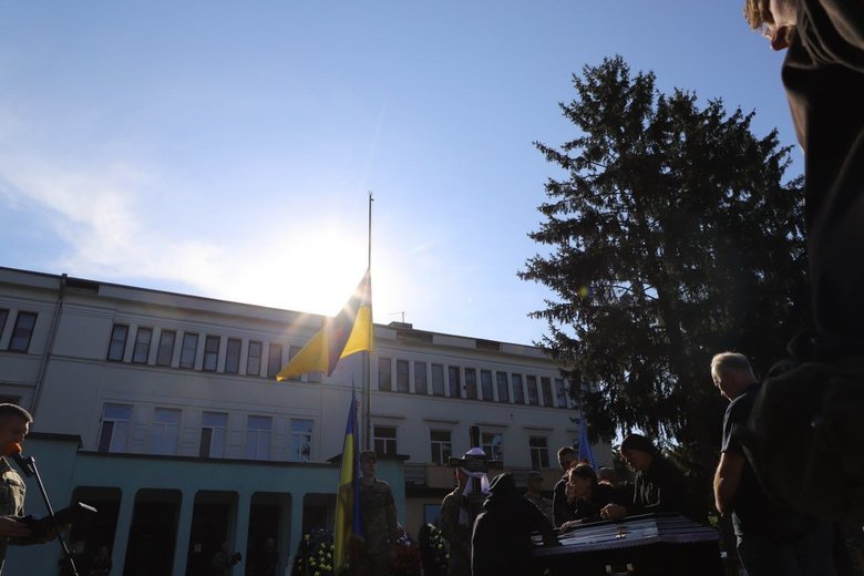 Farewell to pilot Oleksandr Borovyk