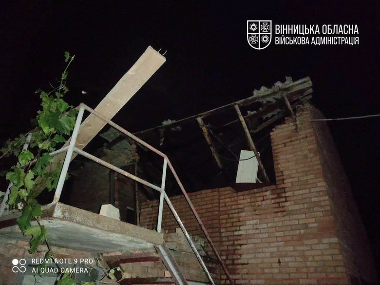 Ворожа атака спричинила пожежу в одній із громад Вінниччини