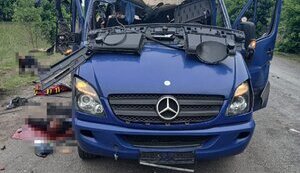 Zelenskyy on attack on bus in Bilopillia: All those killed were civilians; Russians killed entire family. We are waiting for our partners to impose strong sanctions against Russia. PHOTOS