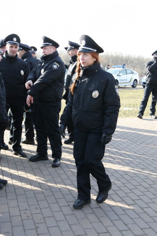 чернигов полиция присяга патрульная патрульные