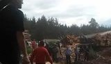 Дагестанцы в Демьяново стреляют по русским. ВИДЕО.