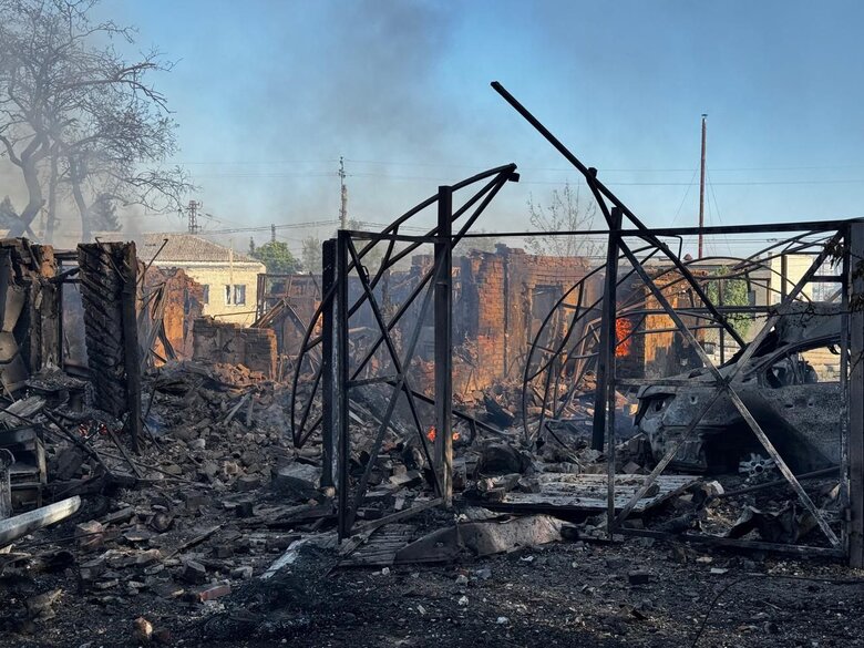 Consequences of shelling in Donetsk region on 29 April 2025