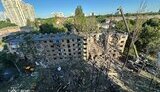 The missile that struck a building in Kyiv penetrated all the way to the basement