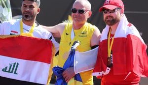 Украина завоевала первые медали на Invictus Games в Гааге: взяли золото в толкании ядра, серебро и бронзу в прыжках в длину. ФОТОрепортаж