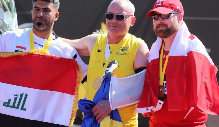 Украина завоевала первые медали на Invictus Games в Гааге: взяли золото в толкании ядра, серебро и бронзу в прыжках в длину. ФОТОрепортаж