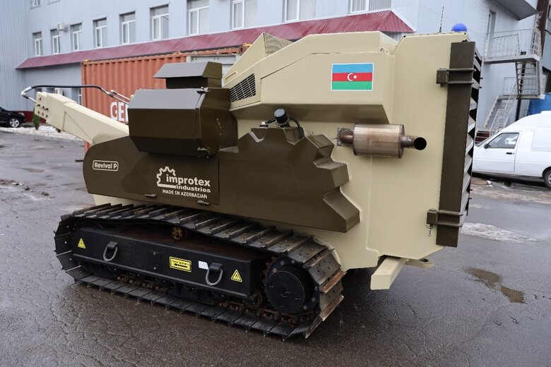 Azerbaijan hands over demining machine to Ukraine 02