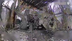 Border guards from "Prime" destroy 2 D-30 guns, equipment and 10 occupiers in North Slobozhanskyi direction. VIDEO