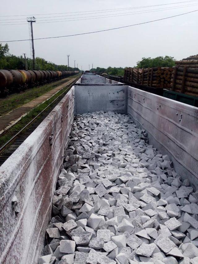 контрабанда блокада поезд донбасс