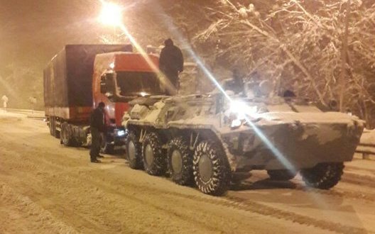Seven Ukrainian regions limit trucks traffic over snow storm, - State Roads Agency