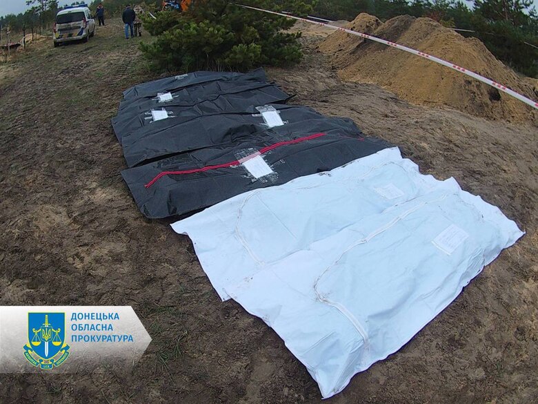 У деокупованих Святогірську та Лимані виявлено місця масових поховань. Наймолодшій жертві лише рік, - Офіс генпрокурора 05