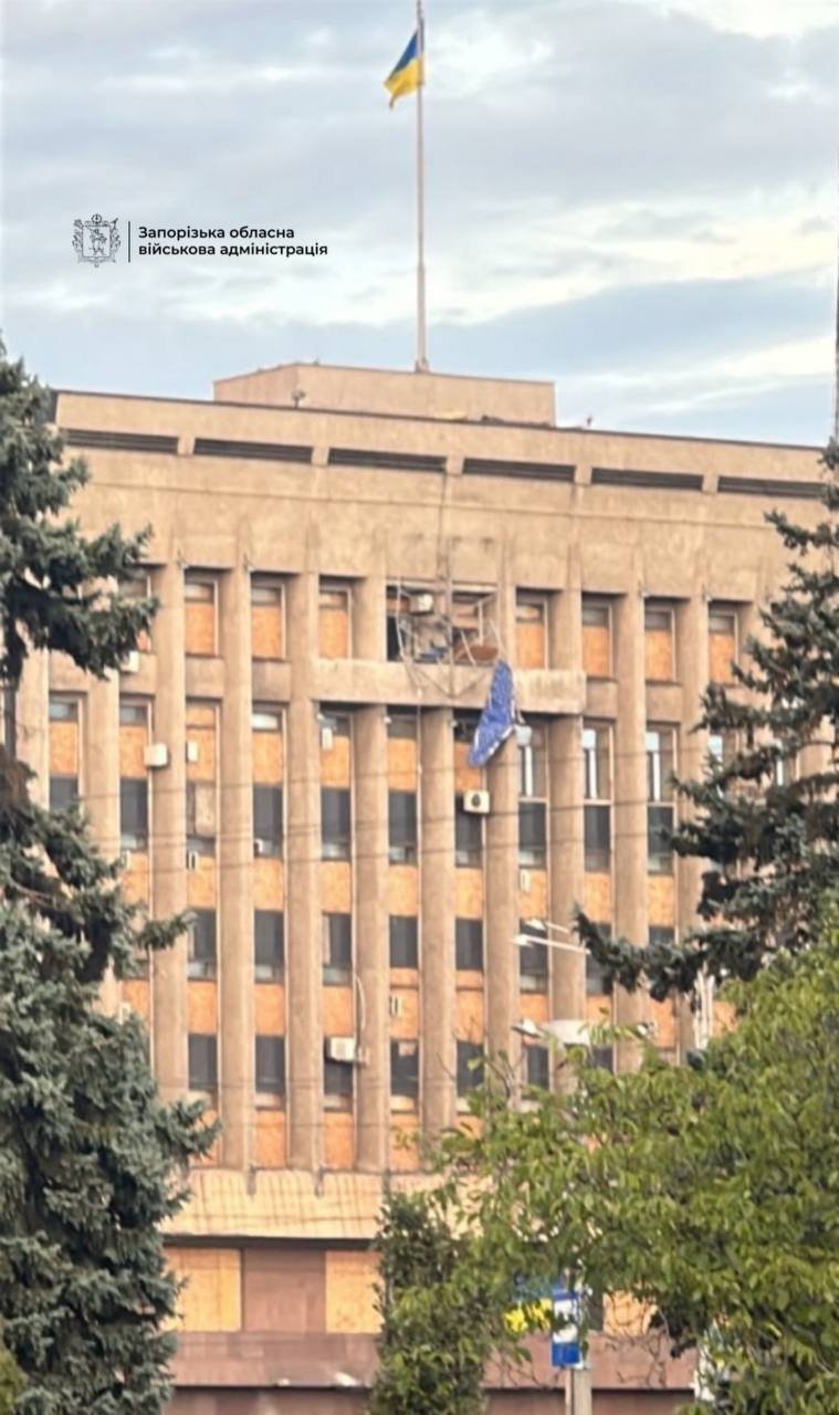Russian strike on Zaporizhzhia