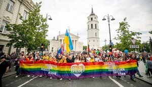 In Vilnius, Equality March was held with traditional symbols and flags of Ukraine. PHOTOS