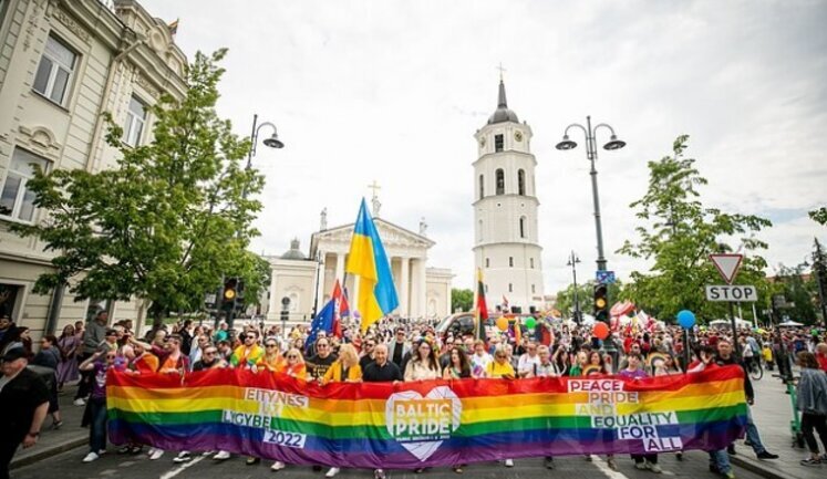In Vilnius, Equality March was held with traditional symbols and flags of Ukraine. PHOTOS