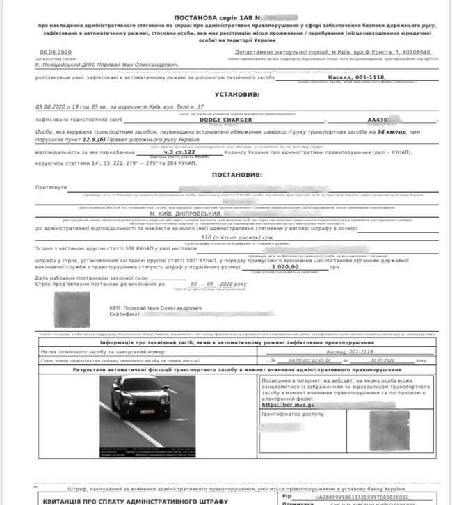 Індивідуальні автономери не допоможуть уникнути відповідальності за перевищення швидкості, - Білошицький 01