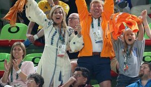 Dutch queen in Rio wears embroidery dress by Ukrainian designer. PHOTOS