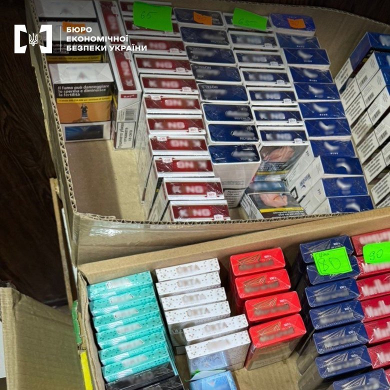 БЕБ на Київщині вилучило понад 37 тисяч пачок контрафактних сигарет