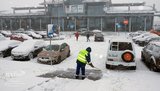 Аэропорт "Киев" перенес часть рейсов в "Борисполь" из-за снегопада. ФОТО